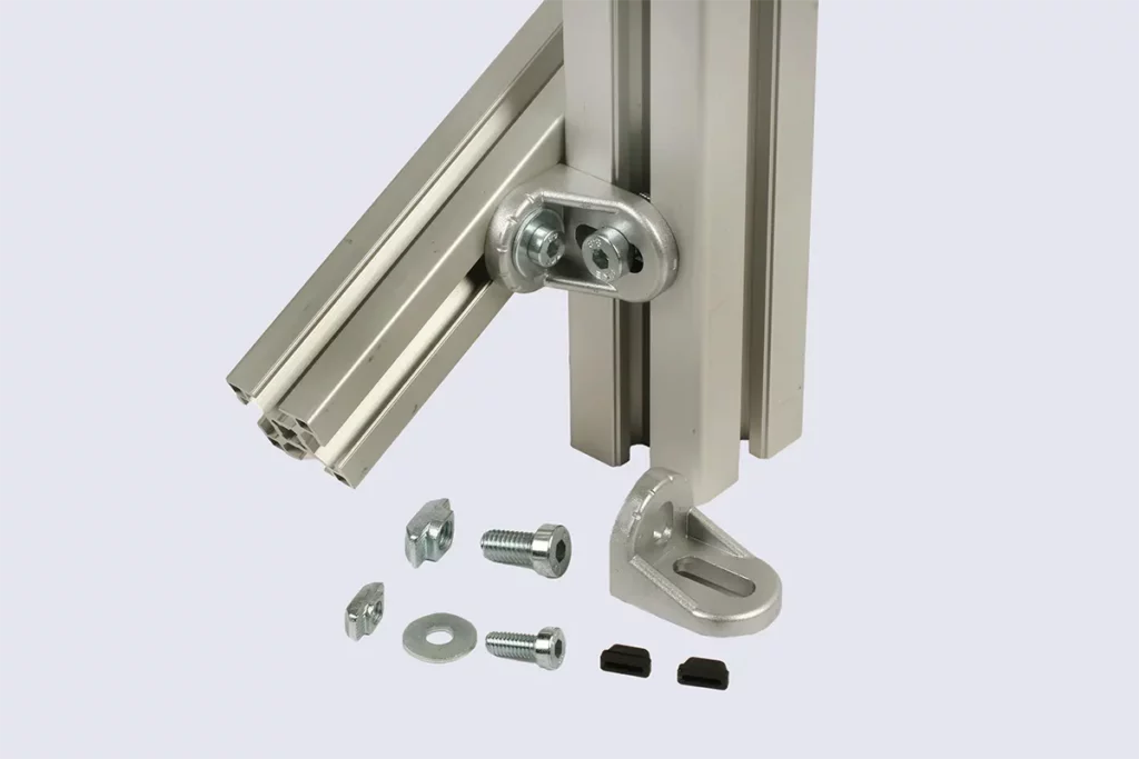 Darstellung einer Aluminium-Profilverbindung