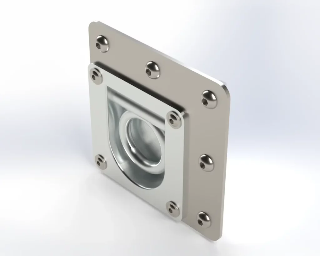 Lashing eye for load securing